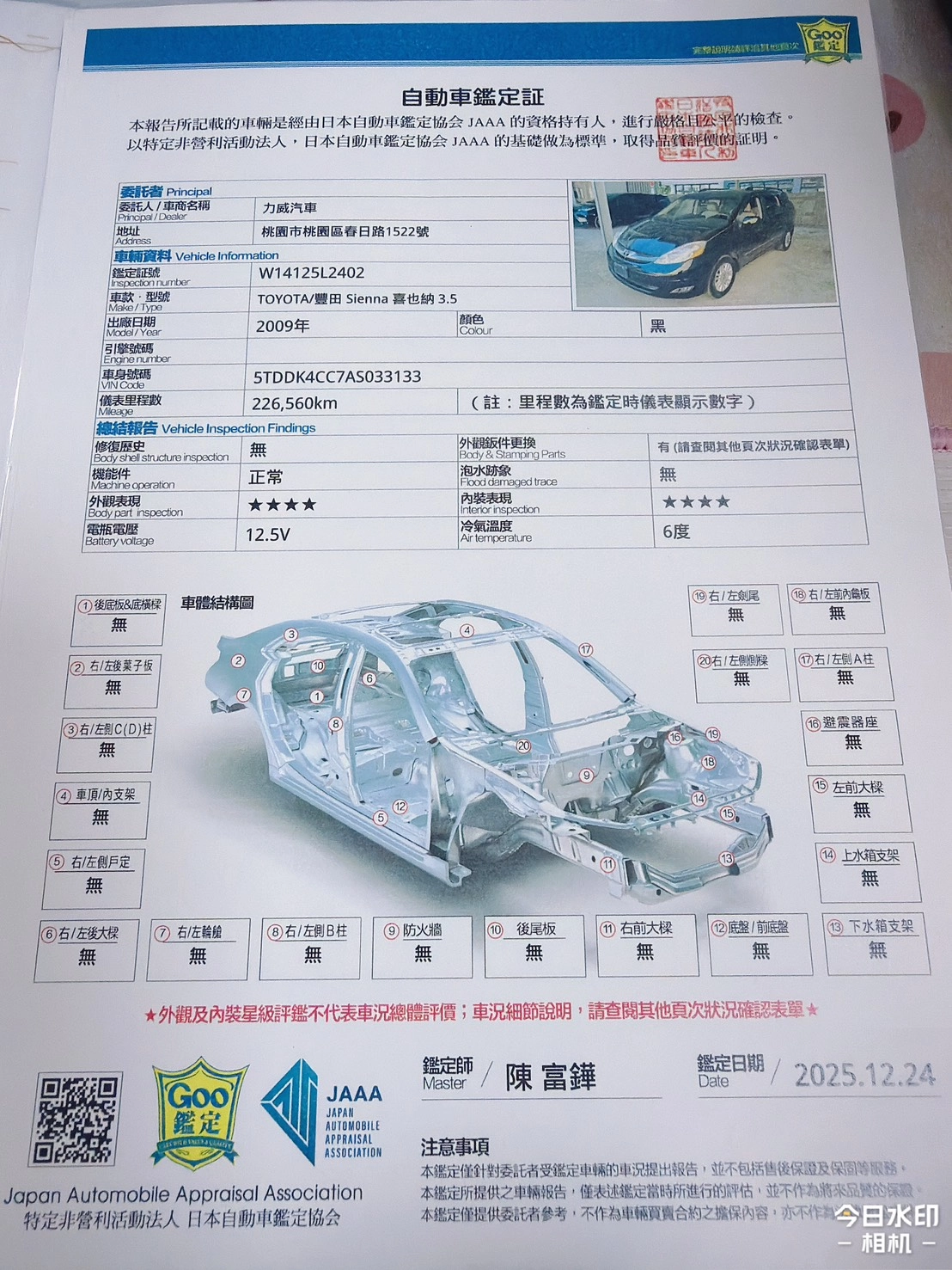 2009 Toyota Sienna 黑  BNV 9773