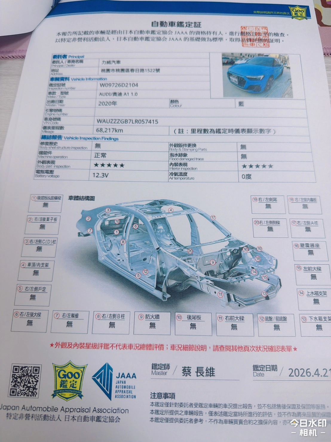 2020 AUDI A1 藍   BJE 1388